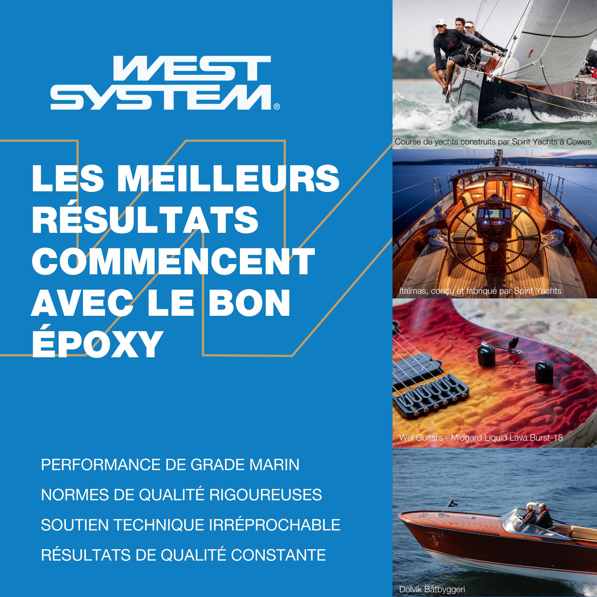 WEST SYSTEM G/flex 650-8 Colle Époxy Bi-composant pour Plastique, Métal, Bois - Résine Epoxy pour Plastique Ultra-résistante Adhésif similaire Marine DIY - Pack de Colle Époxy