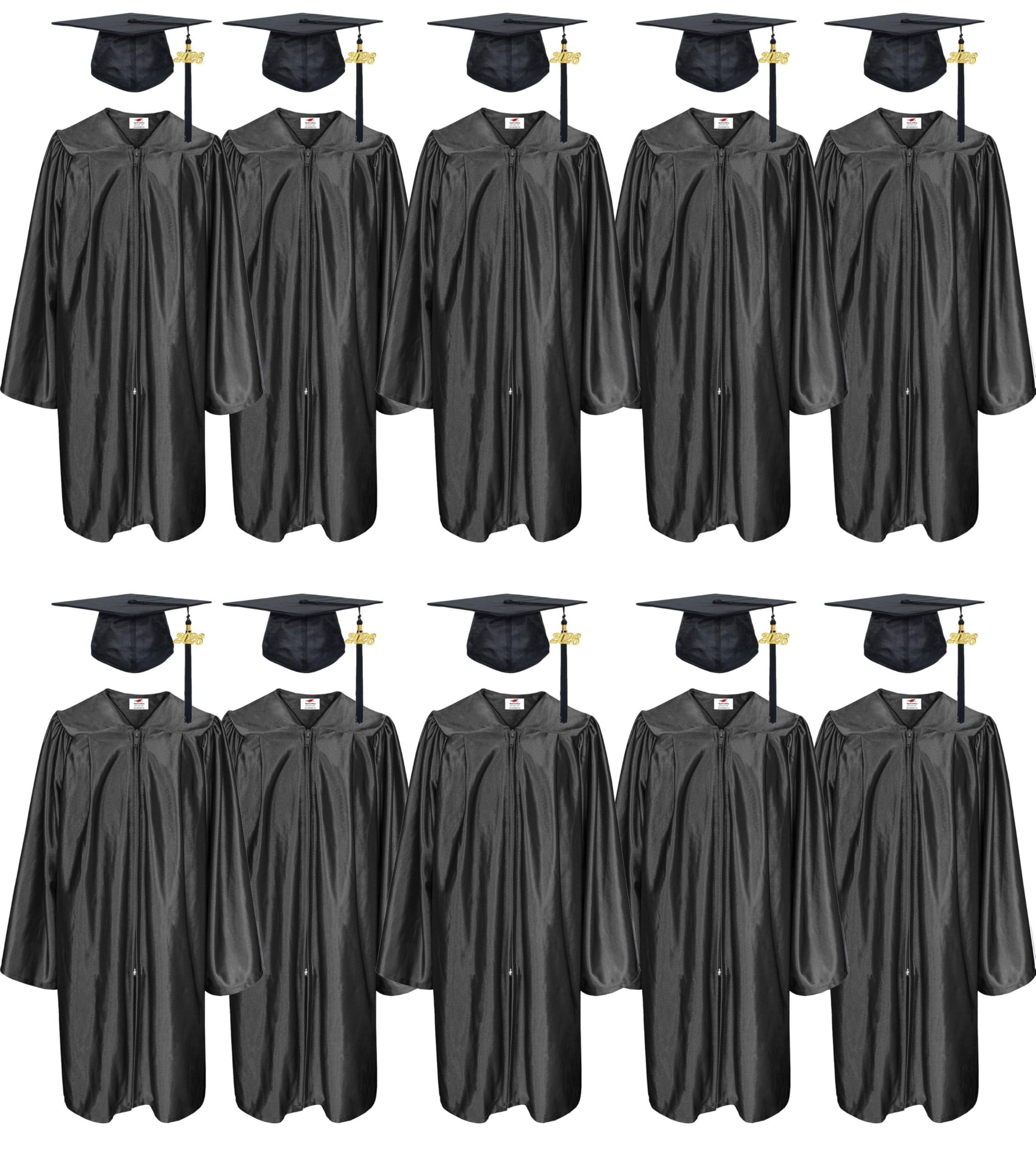 Snapklik.com : 10 Set Shiny Kindergarten & Preschool Graduation Gown ...