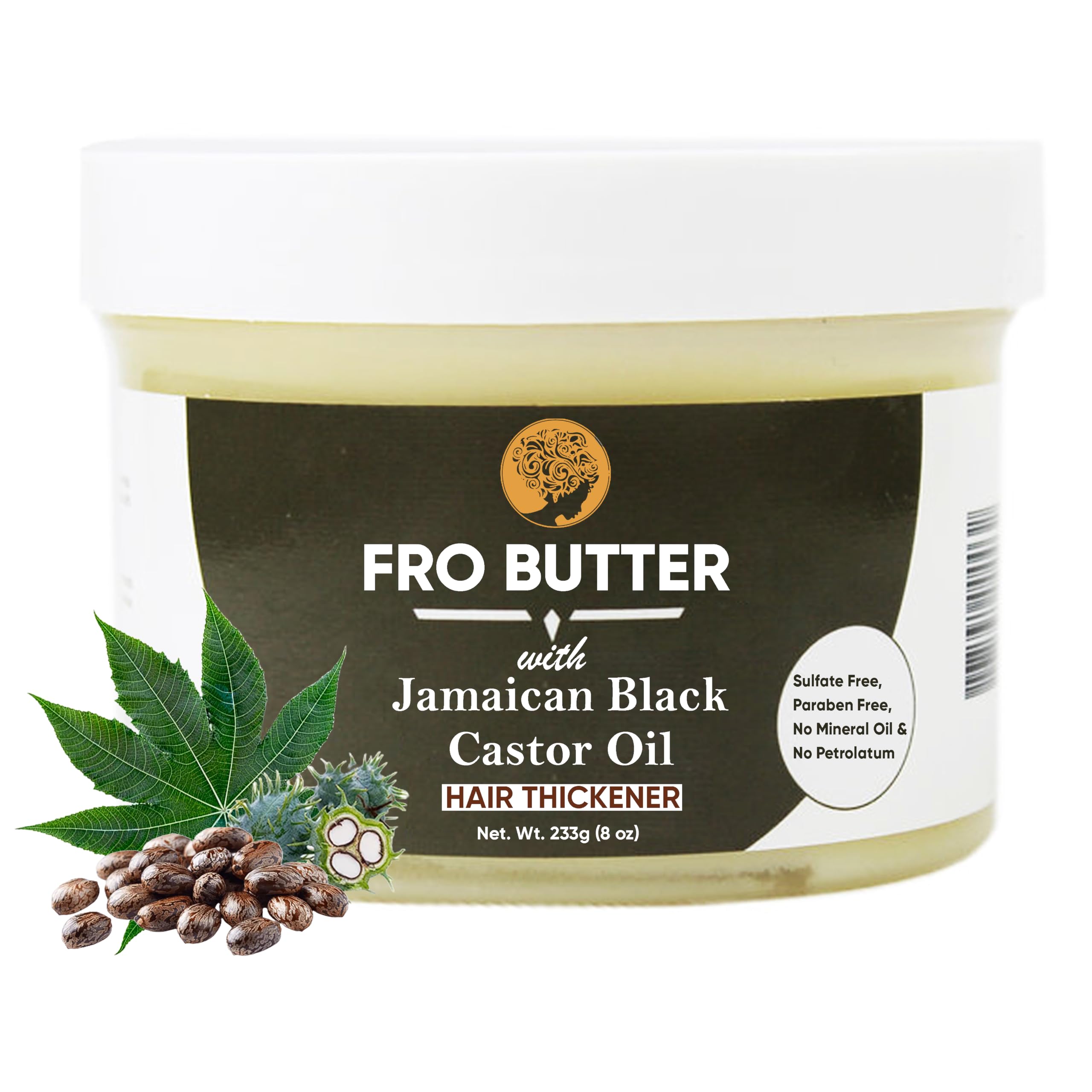 Jamaican Black Castor Oil Butter for Healthy-Looking Hair, 8 oz