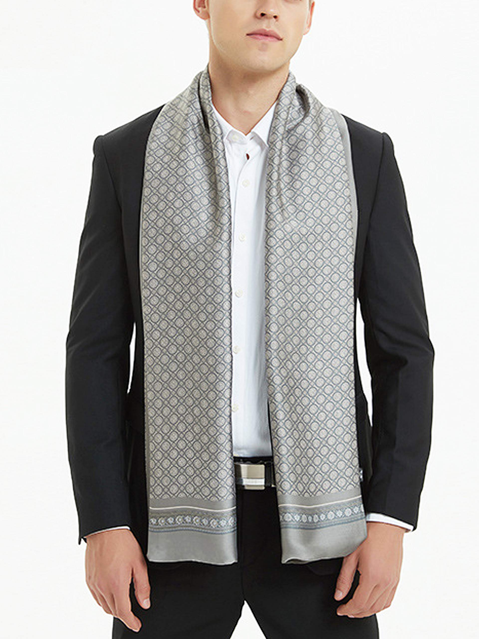 Bufanda delgada de rayón para otoño primavera para hombre