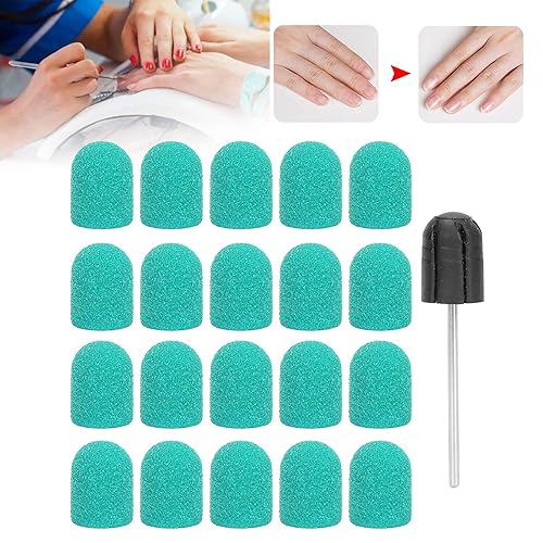 Miniatura 6 de Brocas de taladro de uñas, banda de lijado de uñas, broca para manicura, pedicura, pulido de uñas, rebabas, uso en salón de belleza, juego de lijado