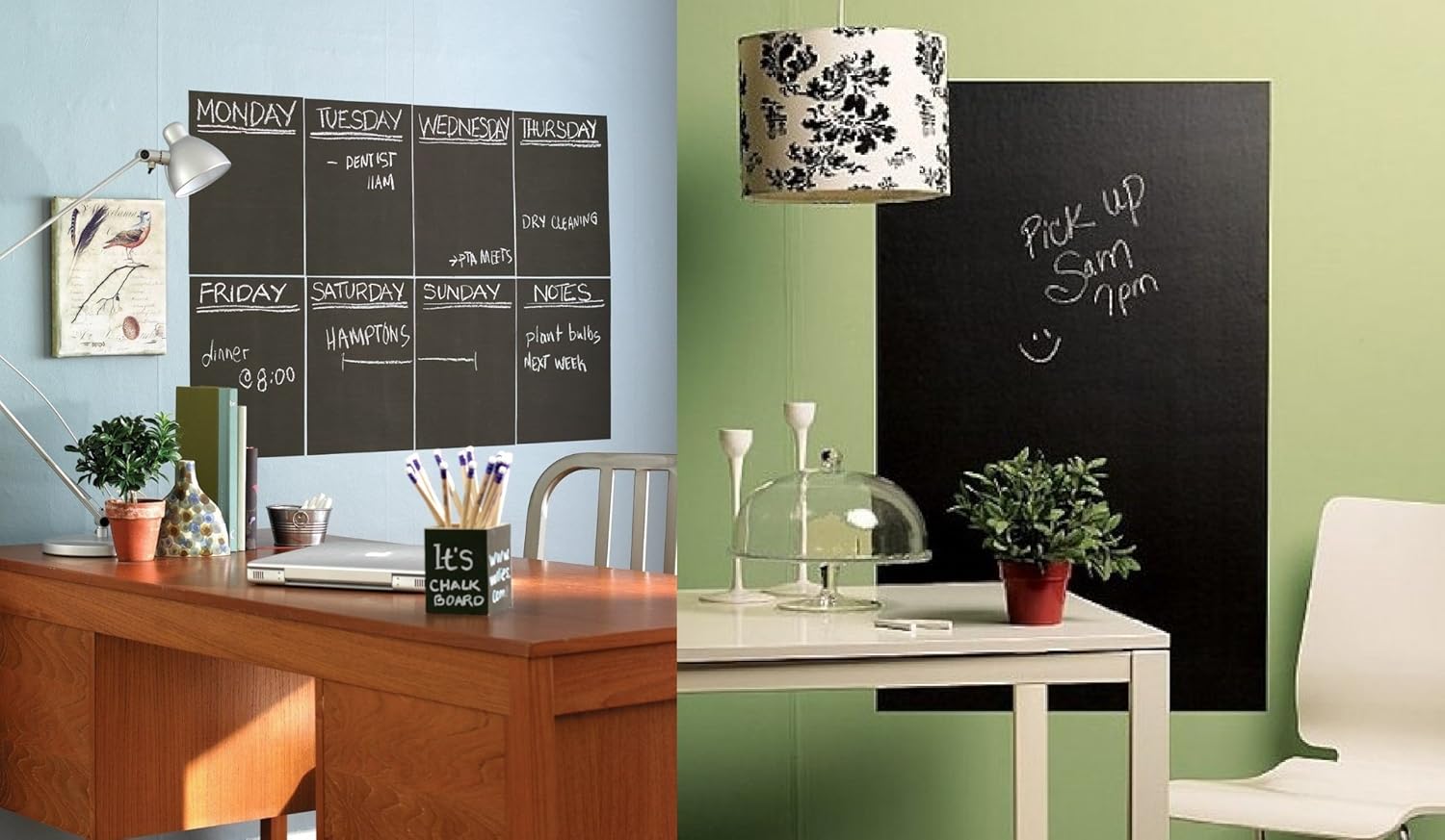 Wallies Peel and Stick Chalkboard Sheet Bundle Set of 4