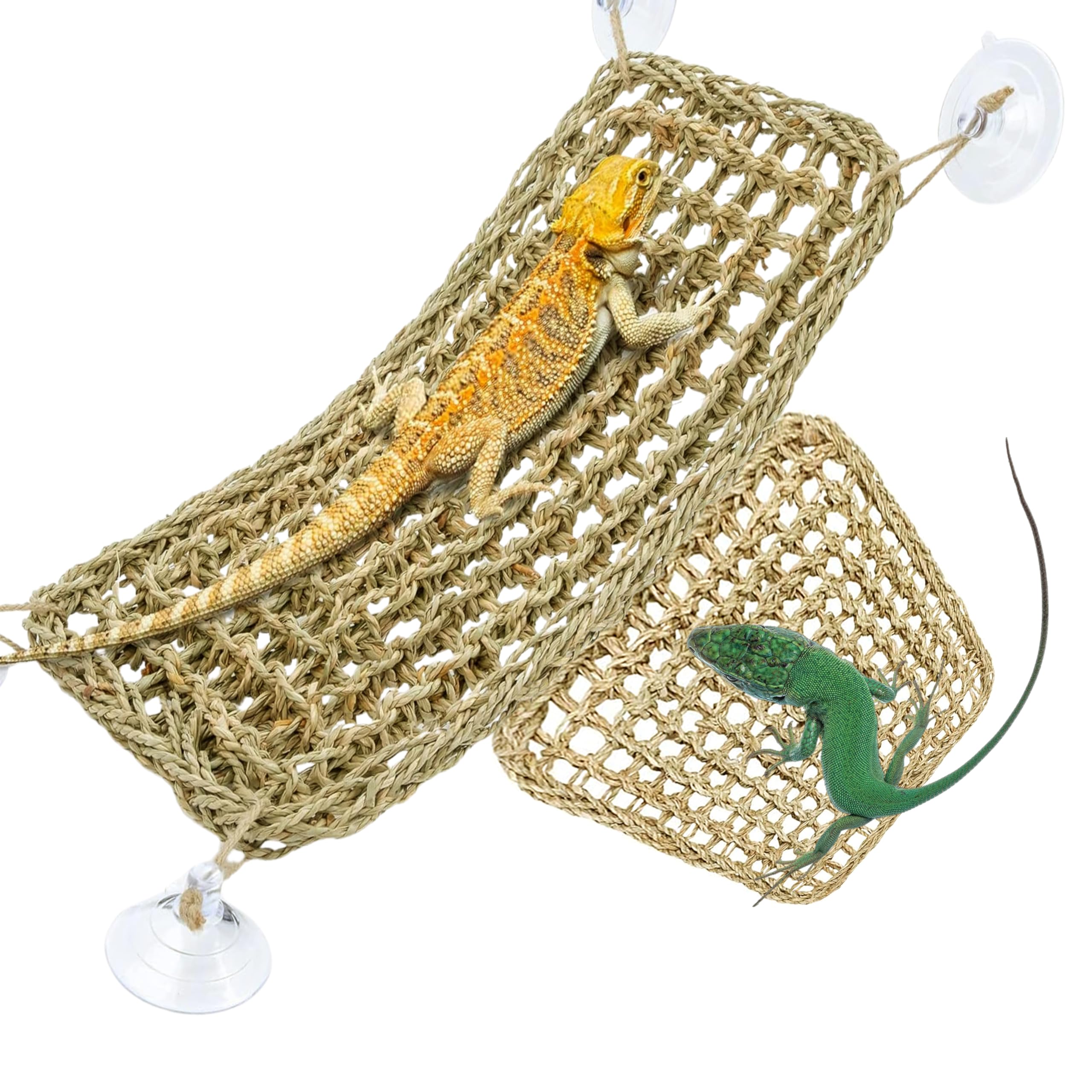 Bearded Dragon Hammock Reptile Lounger for Chameleon, Lizards, Geckos, Snakes, Lguana Reptiles, Tortoises Reptile & Amphibian Habitat Décor