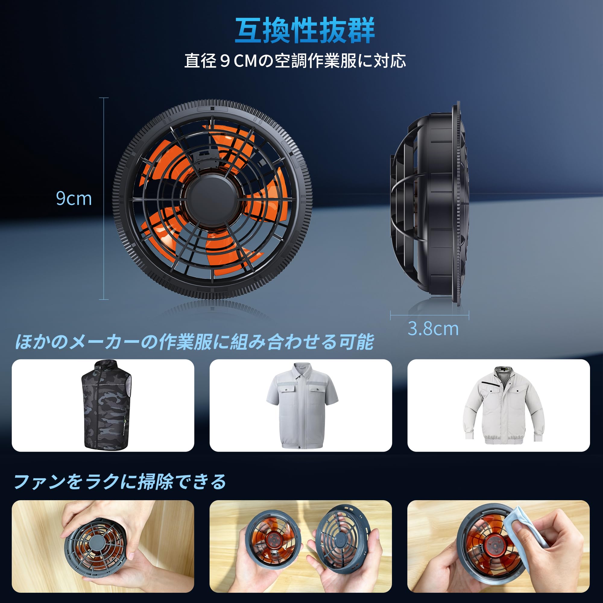 58V超高出力 空調作業服用 ファンバッテリーセット 30000mAh Amazon.co