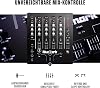 numark m6 usb 4-channel dj mixer with integrated audio interface 3-band eq microphone input and interchangeable crossfader with slope control