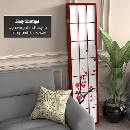 Miniatura 56 de Red Lantern SS-BLOSSOM-Black-4P - Divisor de habitación, 4 paneles, color negro Negro -,Natural,Rosewood,Miel,https://www.amazon.com/dp/undefined