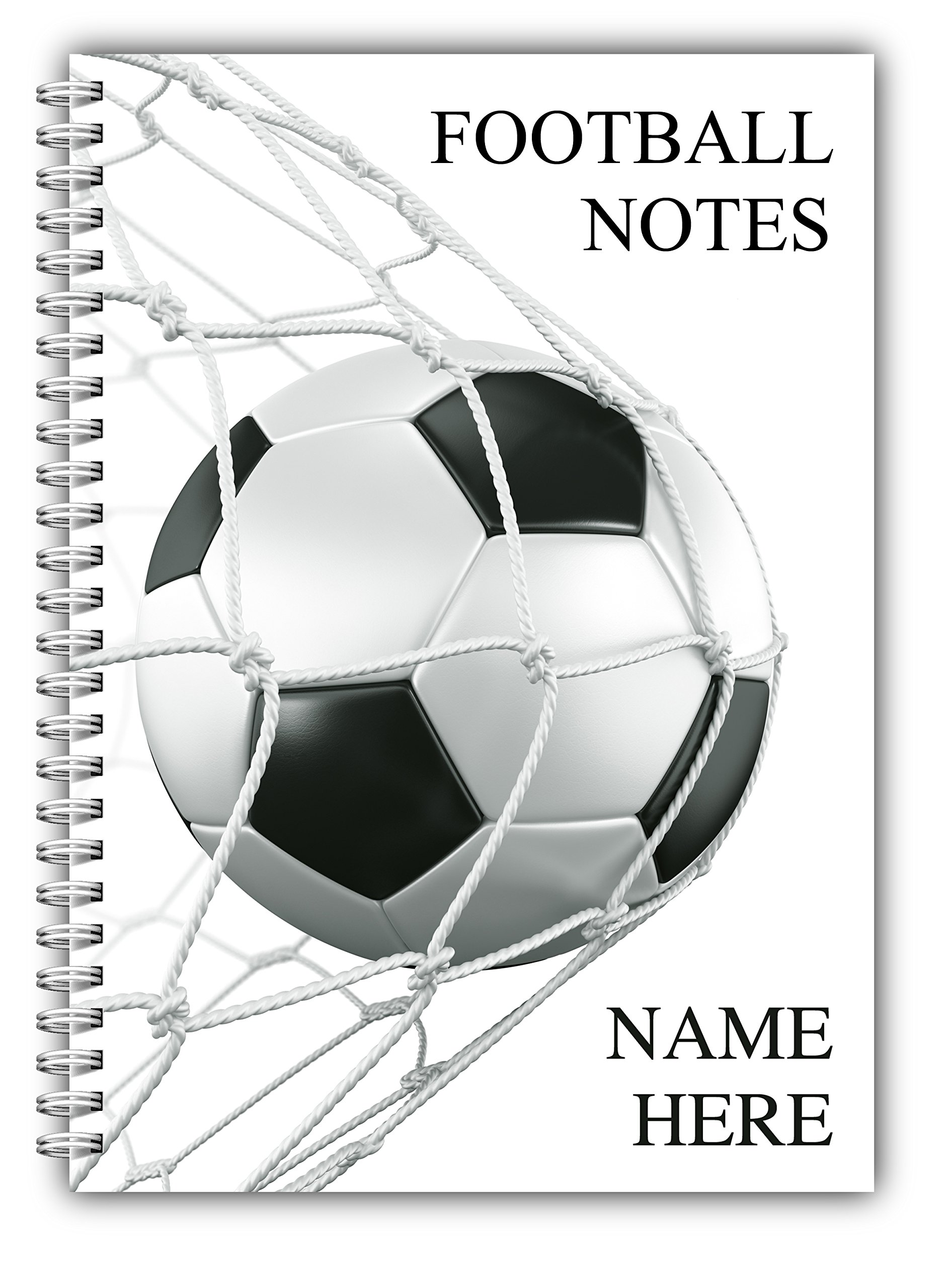 Personalised Softbacked Notebook A5 Football NB 076