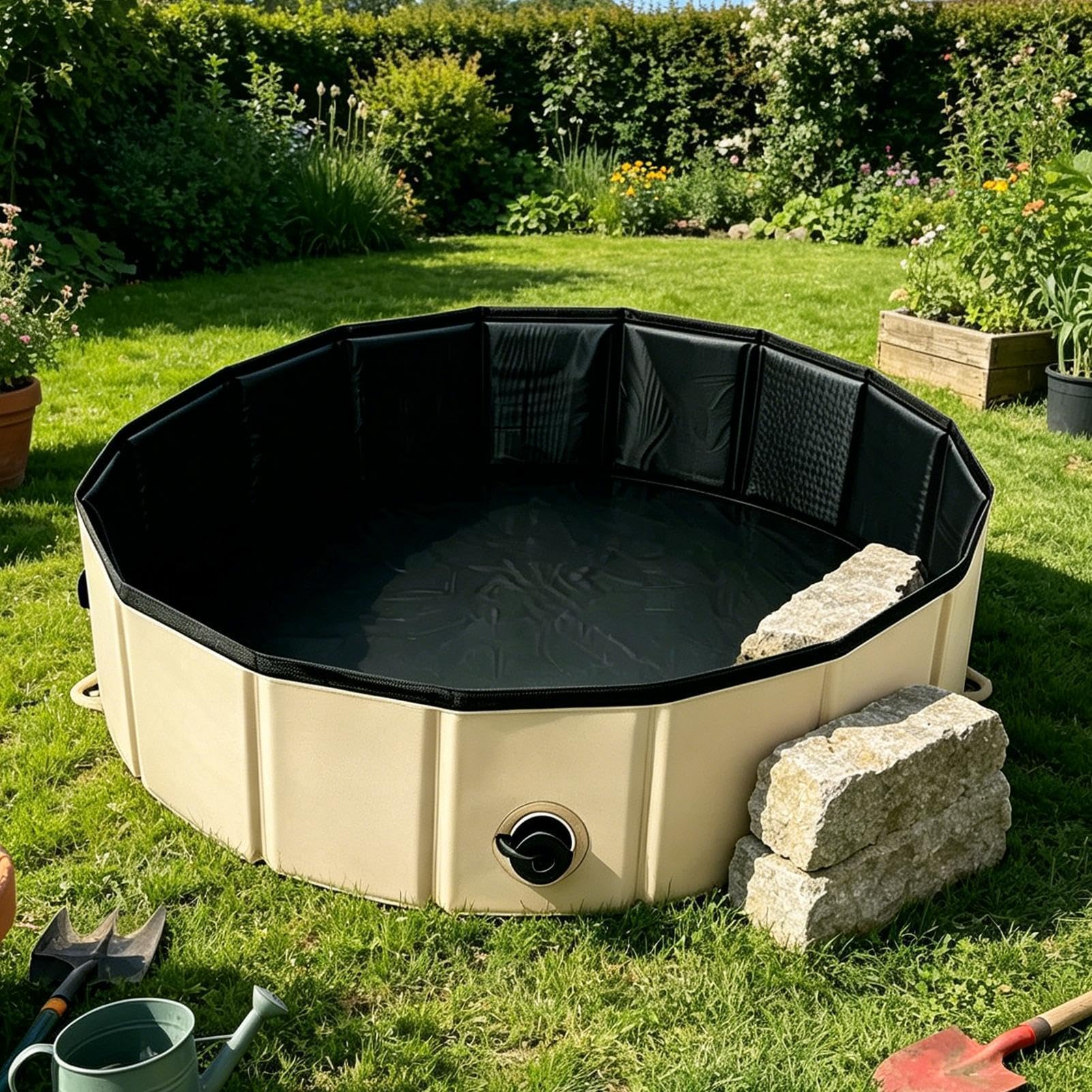 Piscina plegable para perros Piscina de natación plegable para perros