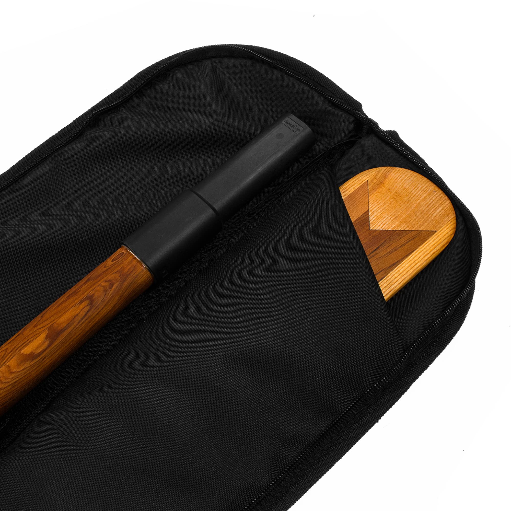 Wiosło Grenlandii 2-tailig ESKIMO Split 215/220/225/230 cm + torba na wiosło do kajaku morskiego bardzo lekka ok. 850-930 g z cedru i jesionu - tradycyjne wiosło Grenlandii z podziałką