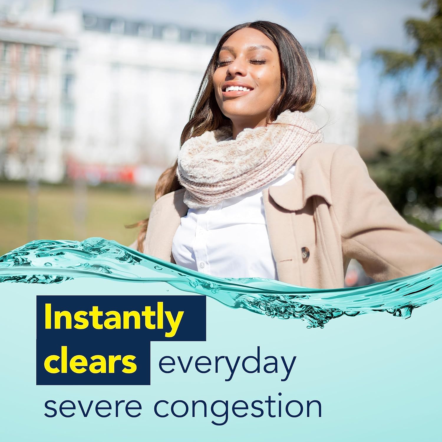 VICKS Sinex Saline Extra Strength Nasal Spray, 3X Concentrated* Drug Free Ultra Fine Mist, Instantly Clears Mucus, Ultra Concentrated to Clear Congestion Fast, Safe For Daily Use, 5 OZ x 2 (Pack of 2)