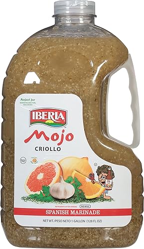 Miniatura 3 de Iberia Mojo Criollo marinada española de 1 galón perfecta para marinar pollo carne de res y cerdo hecha con jugo de naranja real 128 onzas líquidas