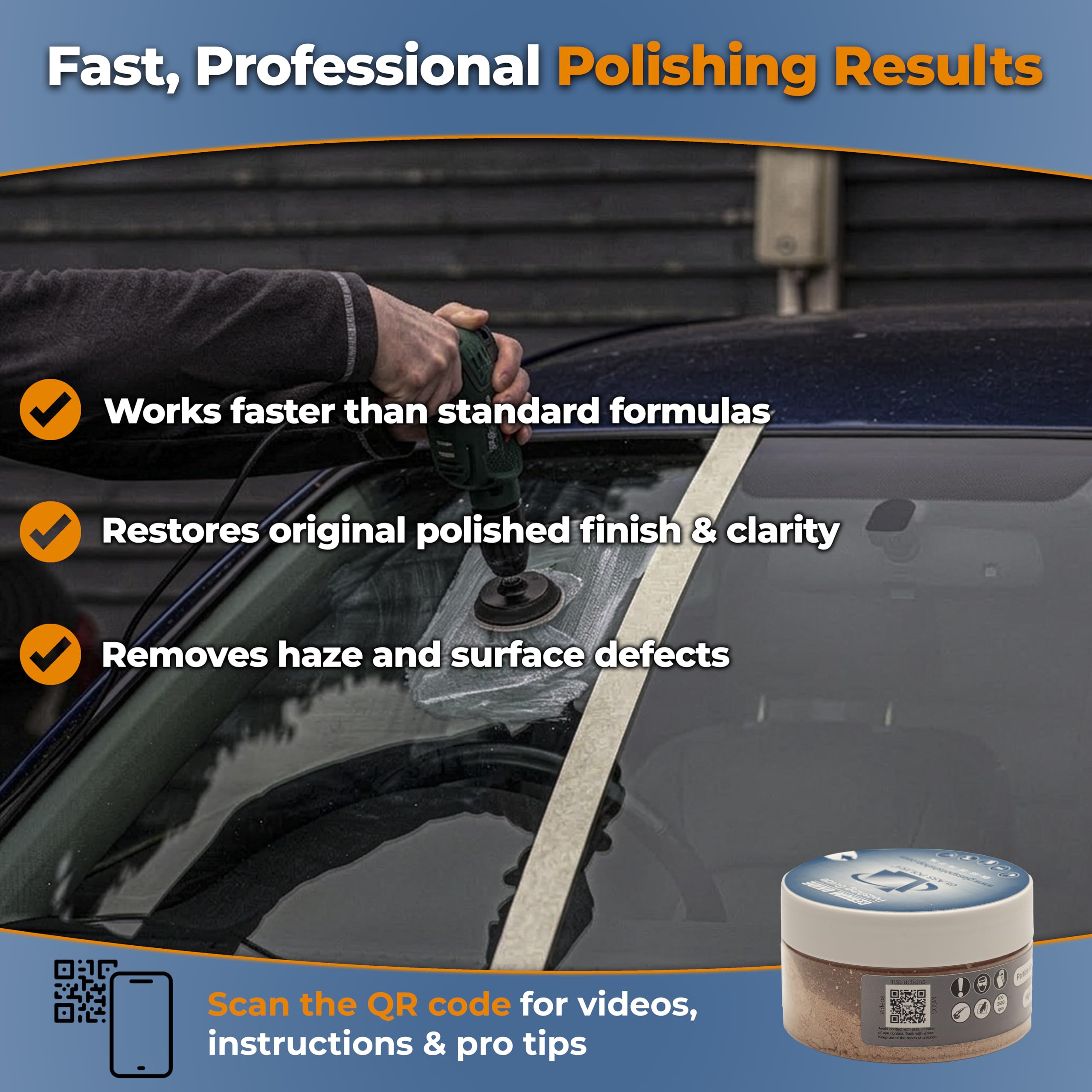 Cerium Oxide Glass Polish - Scratch Removal & Restoration -2 Cerium Oxide Glass Polish - Scratch Removal & Restoration -2