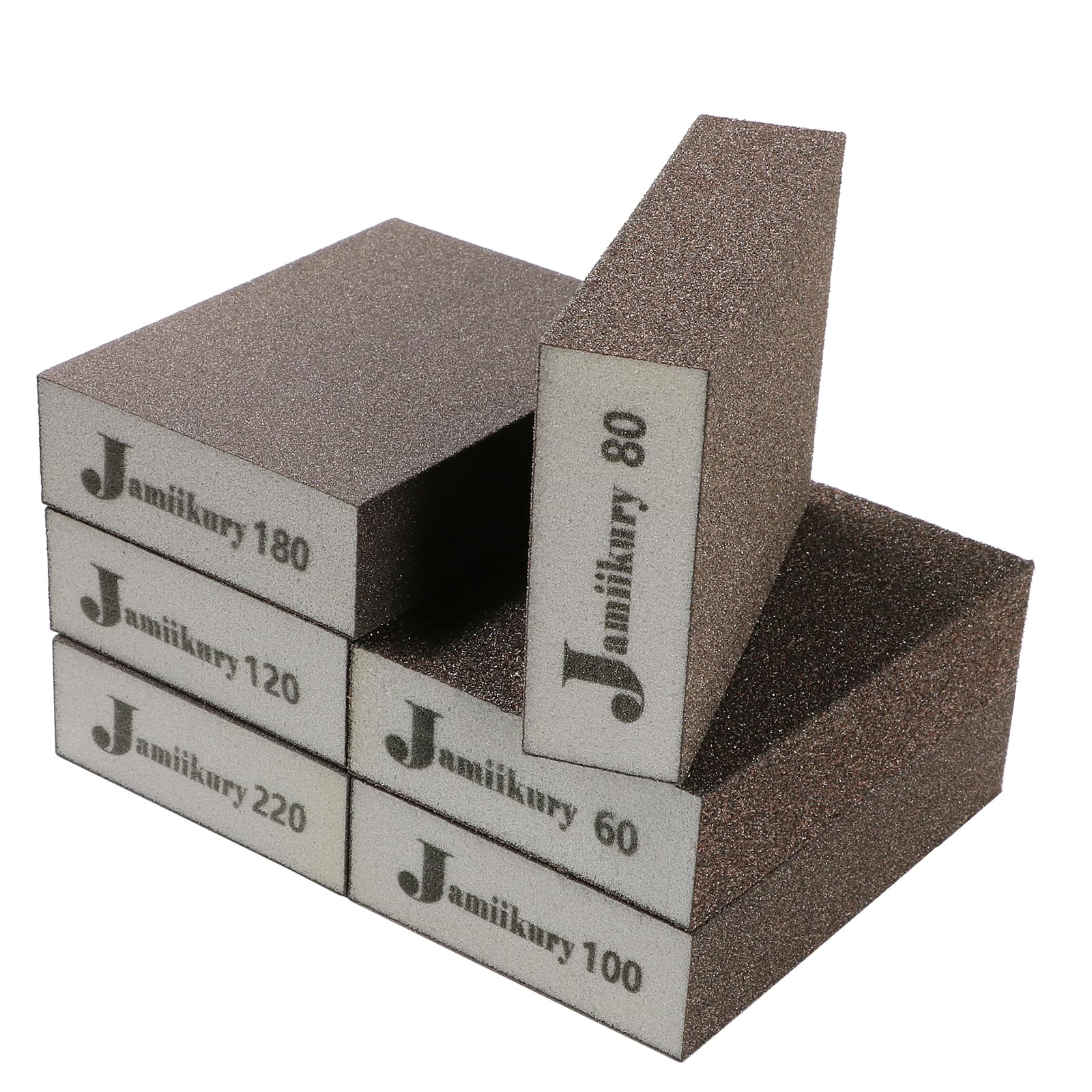 Jamiikury 220 Grit Sanding Sponges - 8 Pack -27