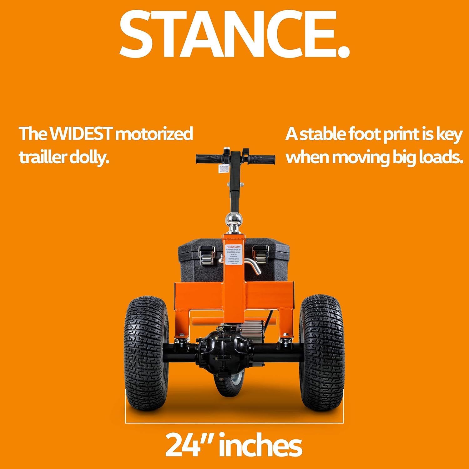 Cheapest 🛒 SuperHandy Trailer Dolly Electric Power 3600LBS Max Trailer Weight, 600LBS Max Tongue Weight, DC 24V 800W 12V 7Ah Powered Heavy Duty Commercial Jack Lever 2 Ball Mount Included