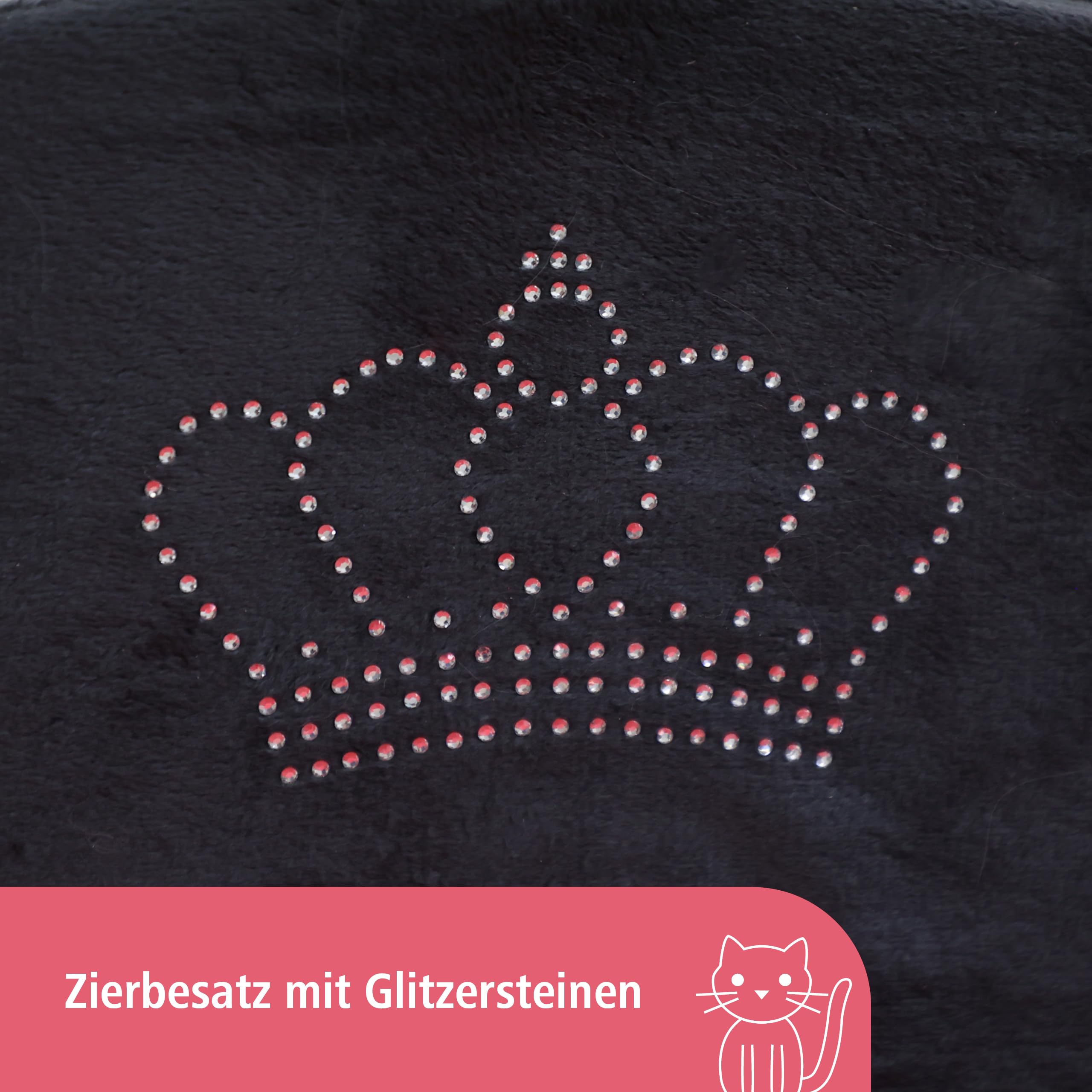 Kerbl Pet Kratzbaum Lounge Deluxe grau/rot, Höhe: 70cm