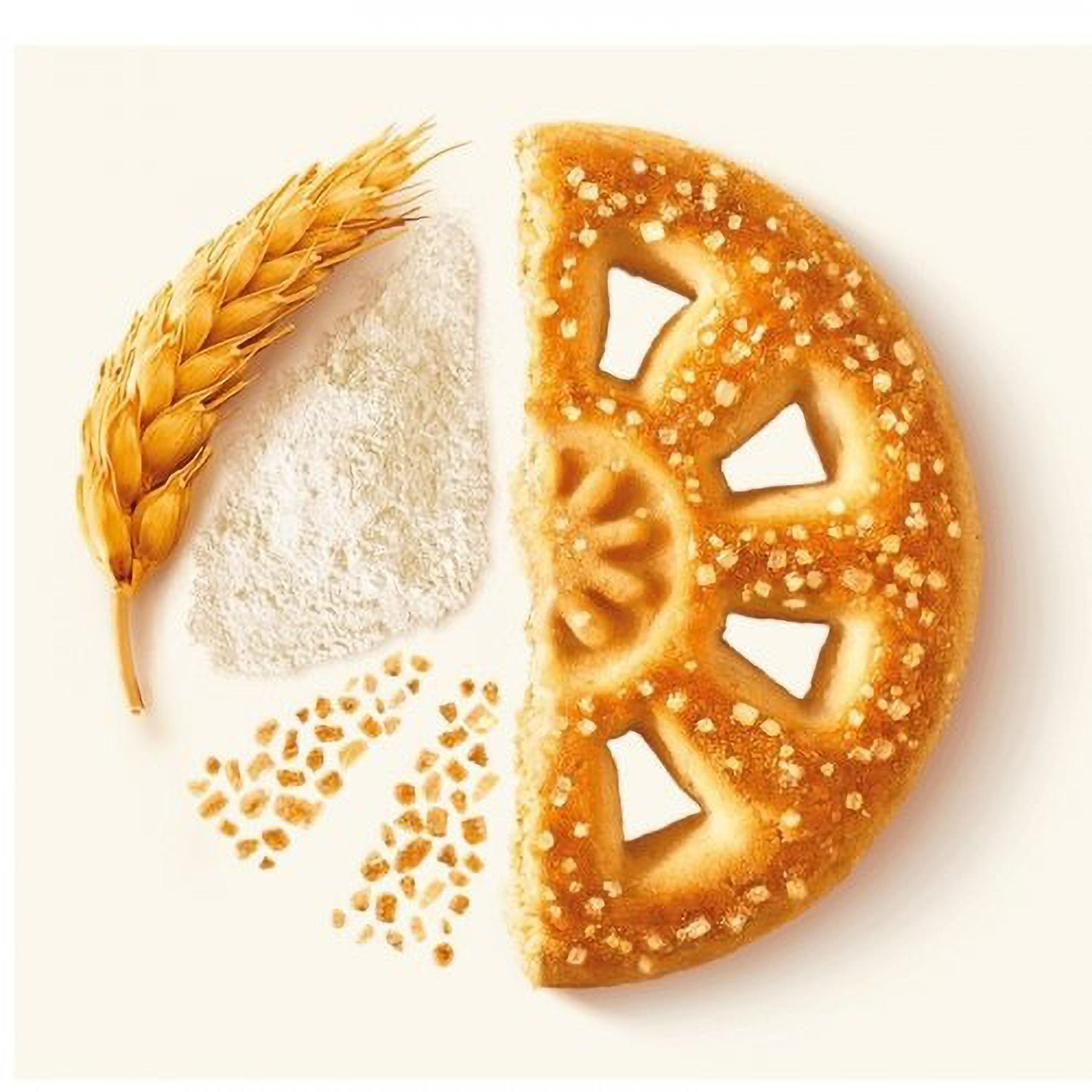 MULINO BIANCO Girotondi - galletas de mantequilla con azúcar 350g (Girotondi, x12)