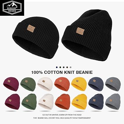 Unisex Wintermuts één Maat StyleBREAKER Unisex Gebreide Muts Met Fleece Voering - Slouch Long Beanie, Melange Look, One Size Voor Volwassenen Fleece Gevoerde Muts