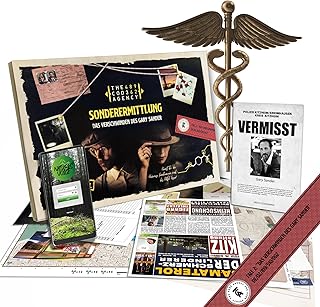 Sonderermittlung Krimispiel Fall 2 - Das Verschwinden des Gary Sander - Escape Room Spiel - Tatortspiel - Detektivspiel -ab 14 Jahren