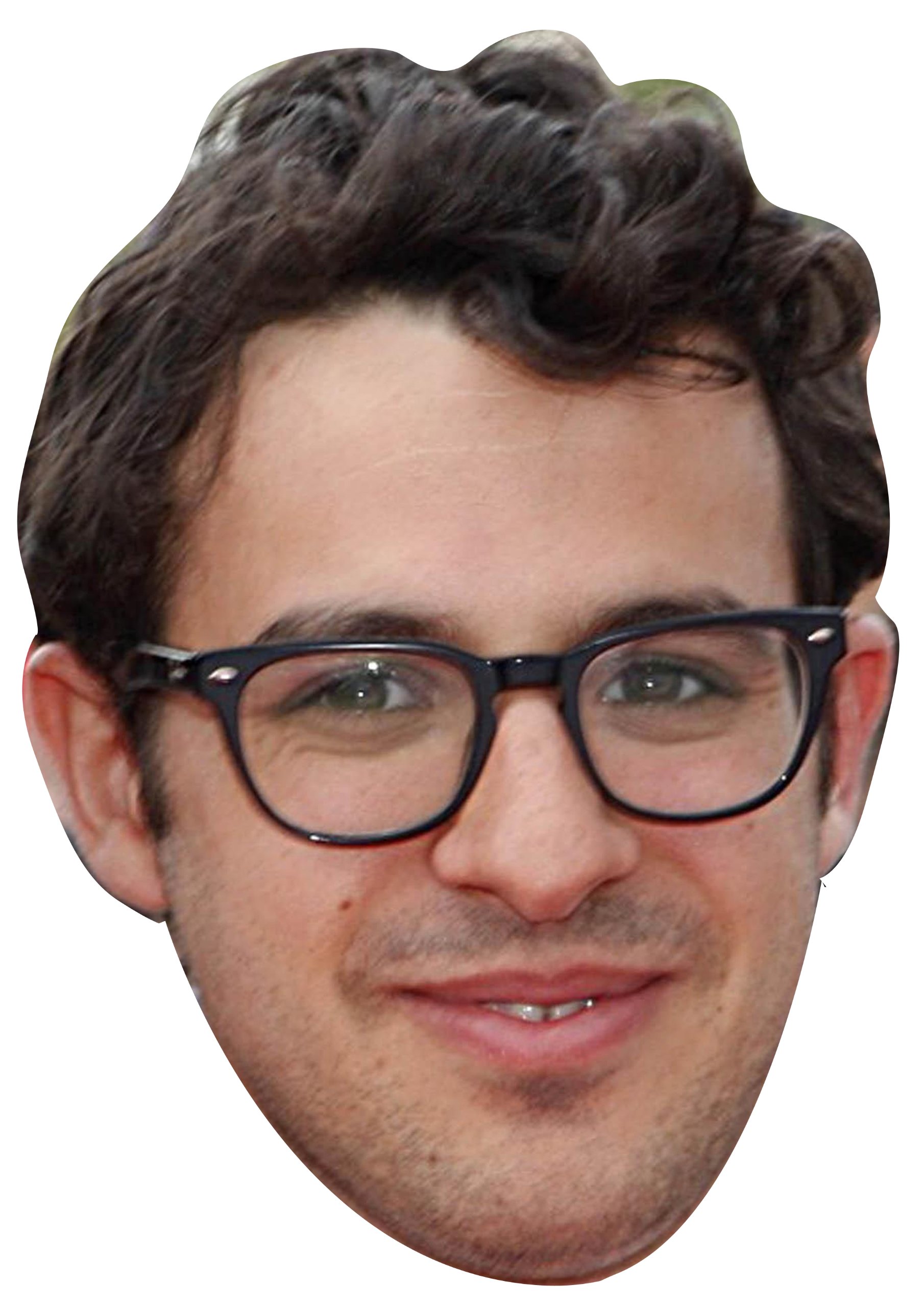 FoxyPrinting Will Inbetweeners 2018 Celebrity Cardboard Party Face Mask Fancy Dress