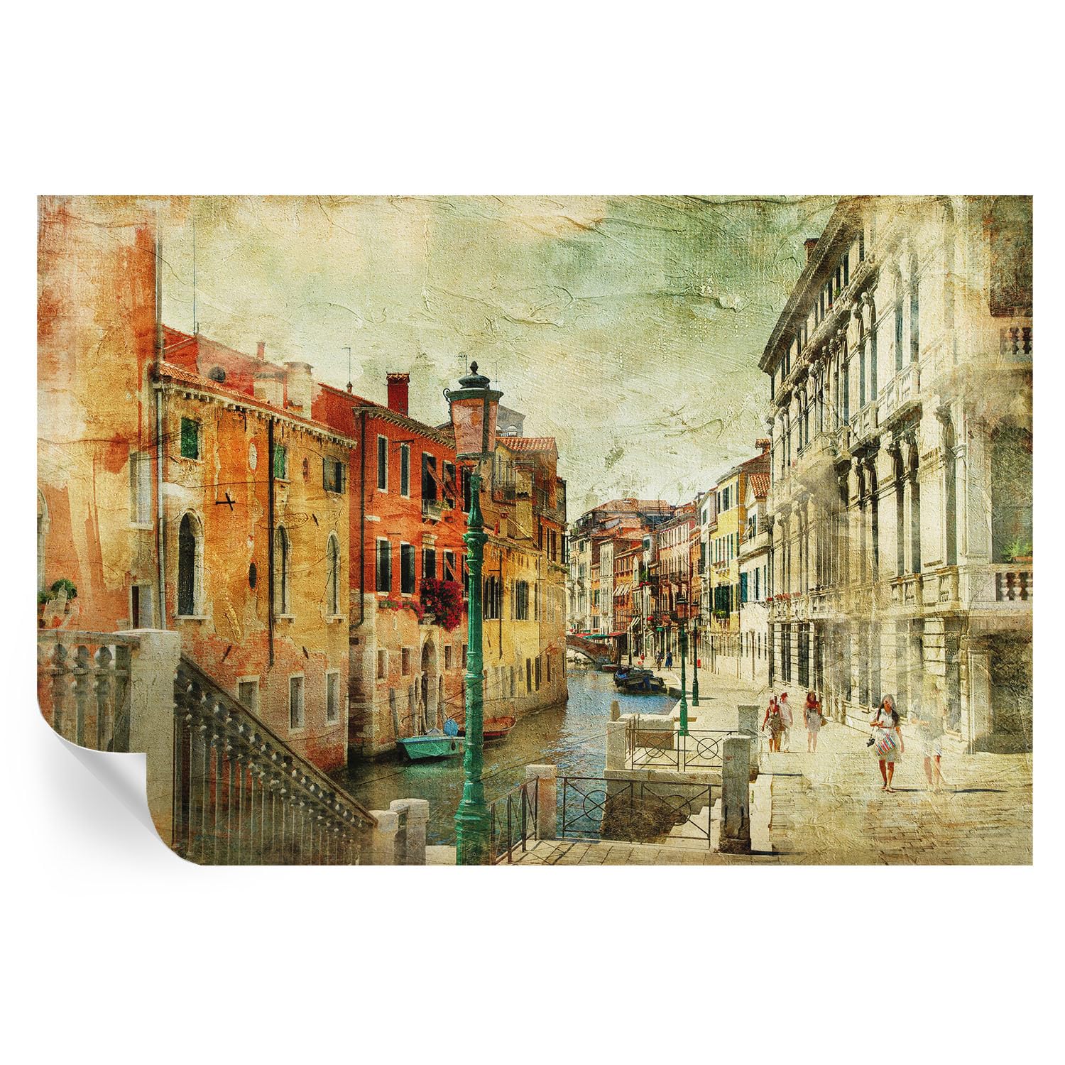 Papel pintado autoadhesivo decorativo de 104x70 cm con vinilos murales estampados