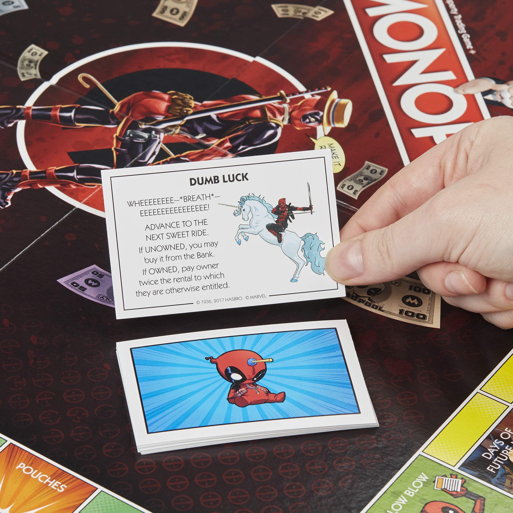 Monopoly Game: Marvel Deadpool Edition - Buy Online - 52102315