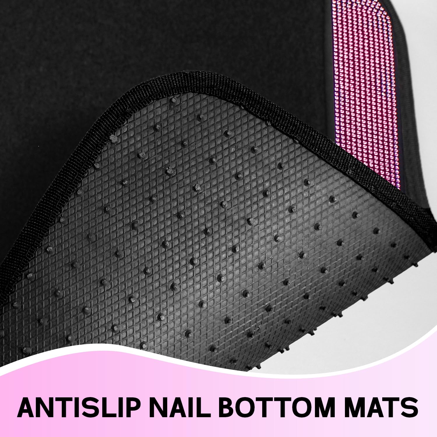 Crystal Bling Diamond Car Floor Mats Shining Rhinestone Carpet Sparkly Glitter with Anti-Slip PVC Heel Pad Waterproof Universal — view 4