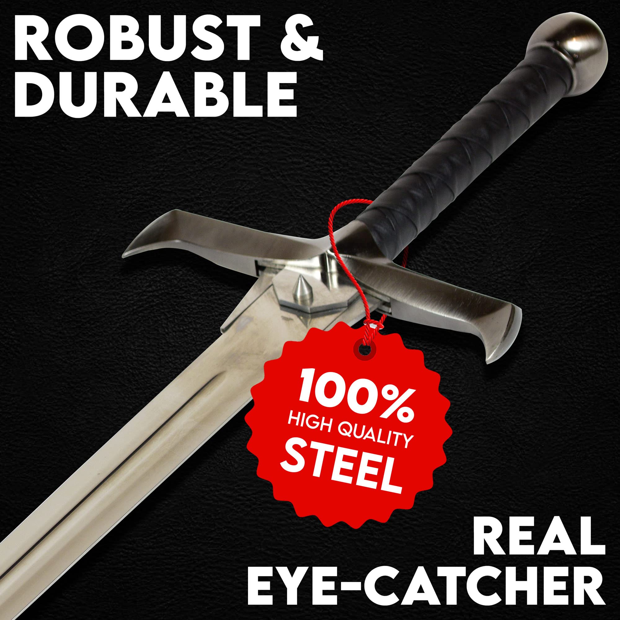 Swords and more Highlander - Kurgan's Schwert, Highlander, Connor MacLeod Katana Schwerter echt, Schwert für Samurai Kostüm, Cosplay