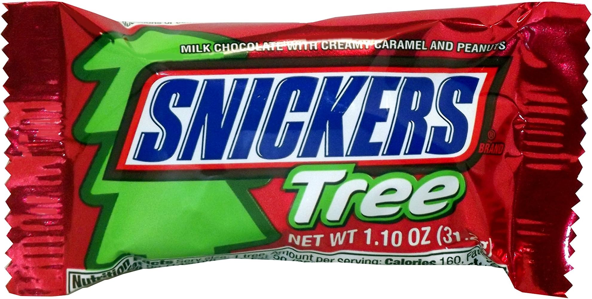 Snickers Christmas Tree Chocolate 1.10oz