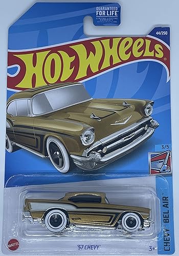 Hot Wheels 2022 - Chevy '57 - Oro - Chevy Bel Air 3/5-44/250