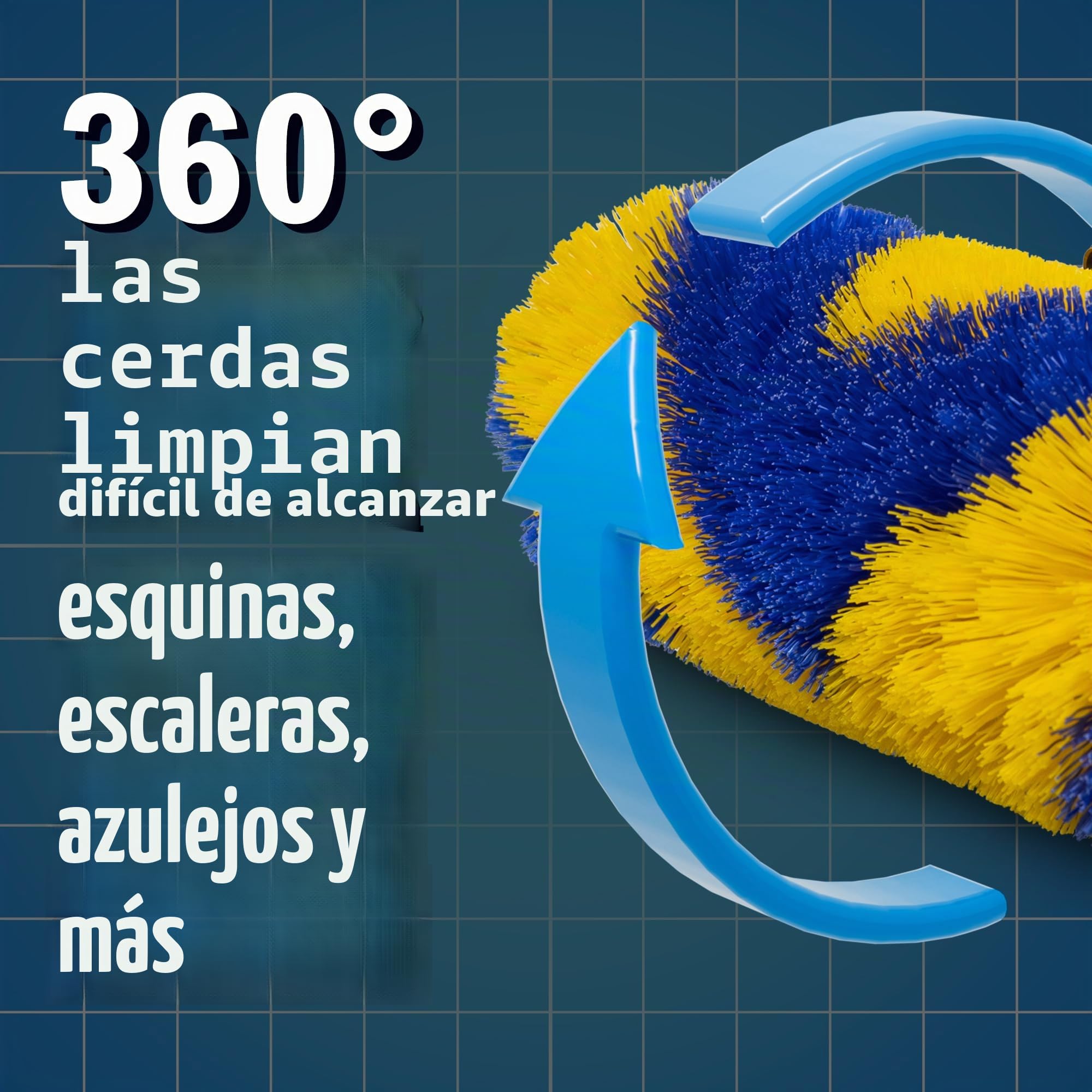 Cepillo para Piscina GoRound 360 Pro 12 Pulgadas