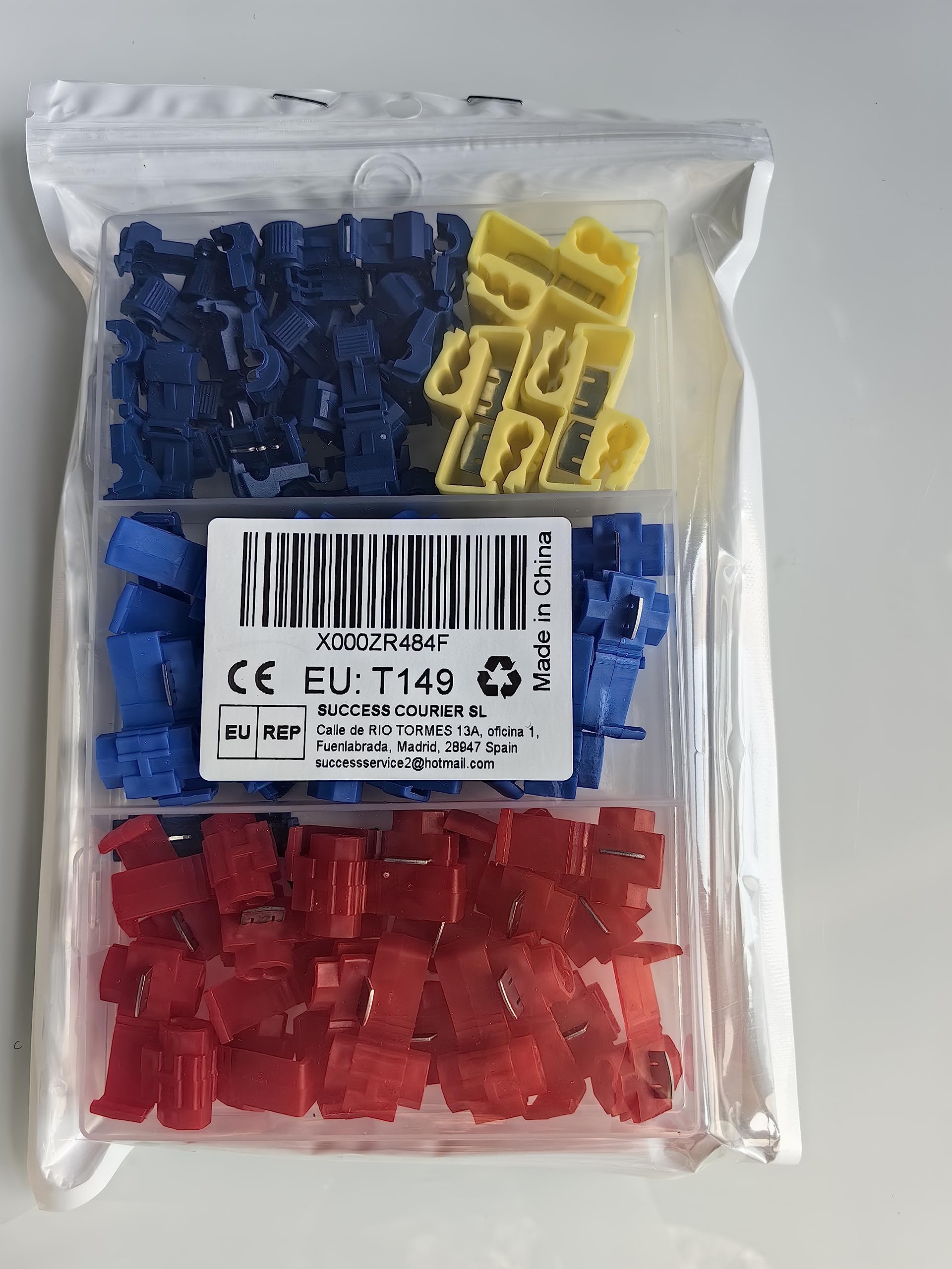 GTIWUNG 70 Pezzi Morsetti di Derivazione Connettori Kit, Morsetti Elettrici Connettori Rapidi, giunti connettori elettrici, Quick Lock Splice filo, Terminali Crimpare Isolati
