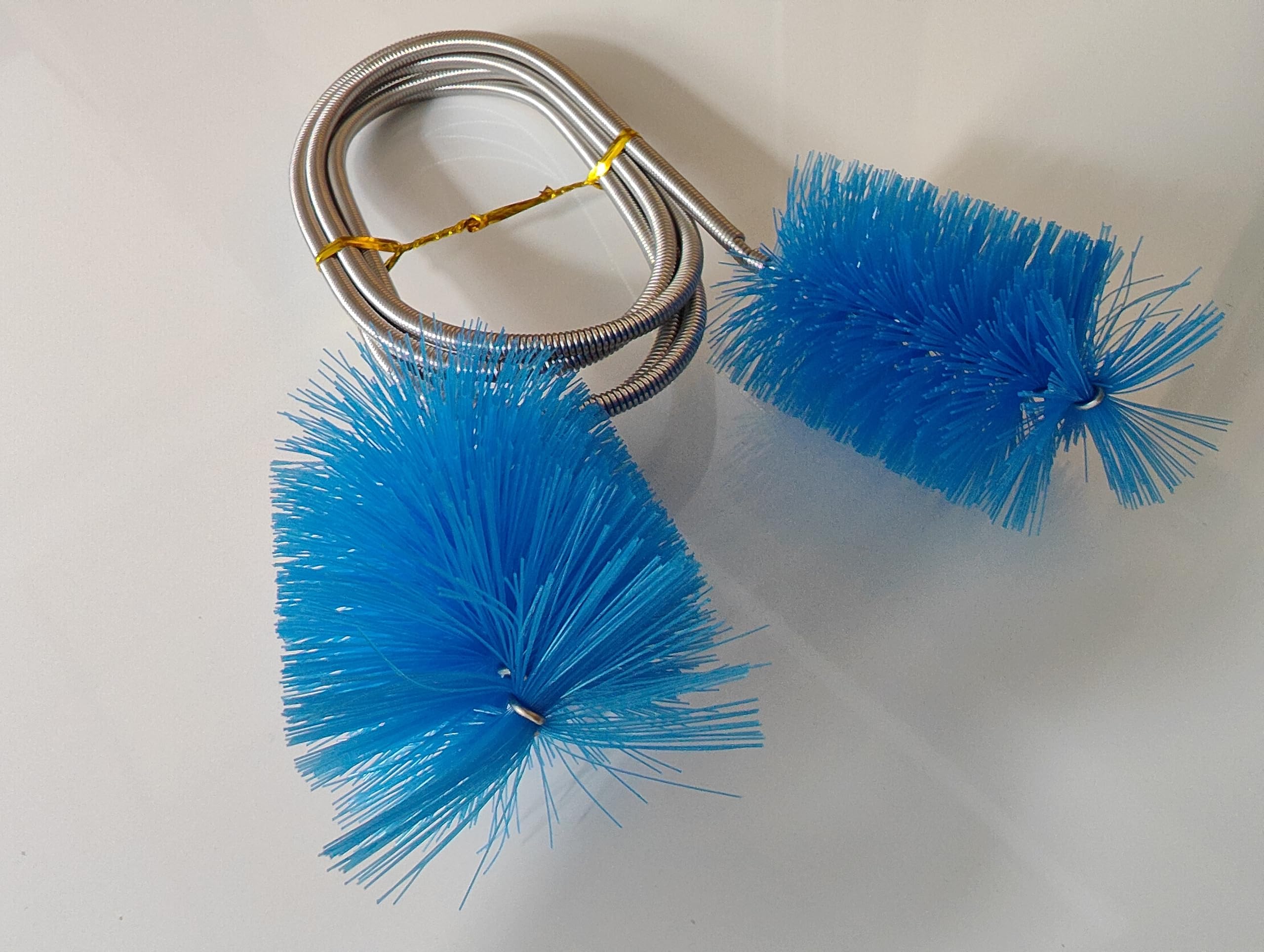 Flexible Long Drain Brush Set, Premium 3 Piece Kit with Double Ended and Stainless Steel Tube Cleaning Brushes for Ultimate Kitchen, Sink, and Pipe Cleaning, Including Powerful Drain Clog Remover