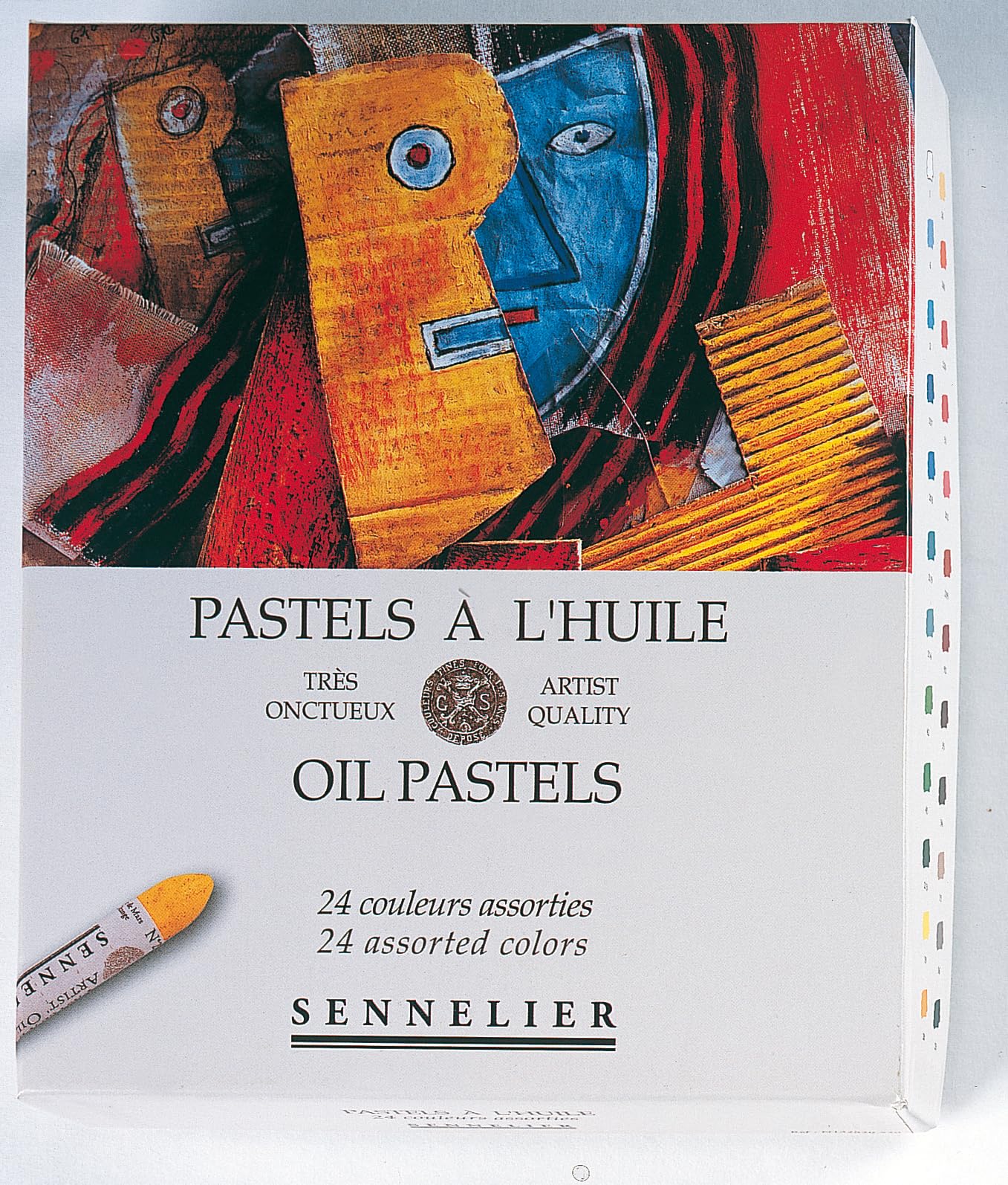 Sennelier Pastele olejne 24 kolory wybór standardowy + 2 karty