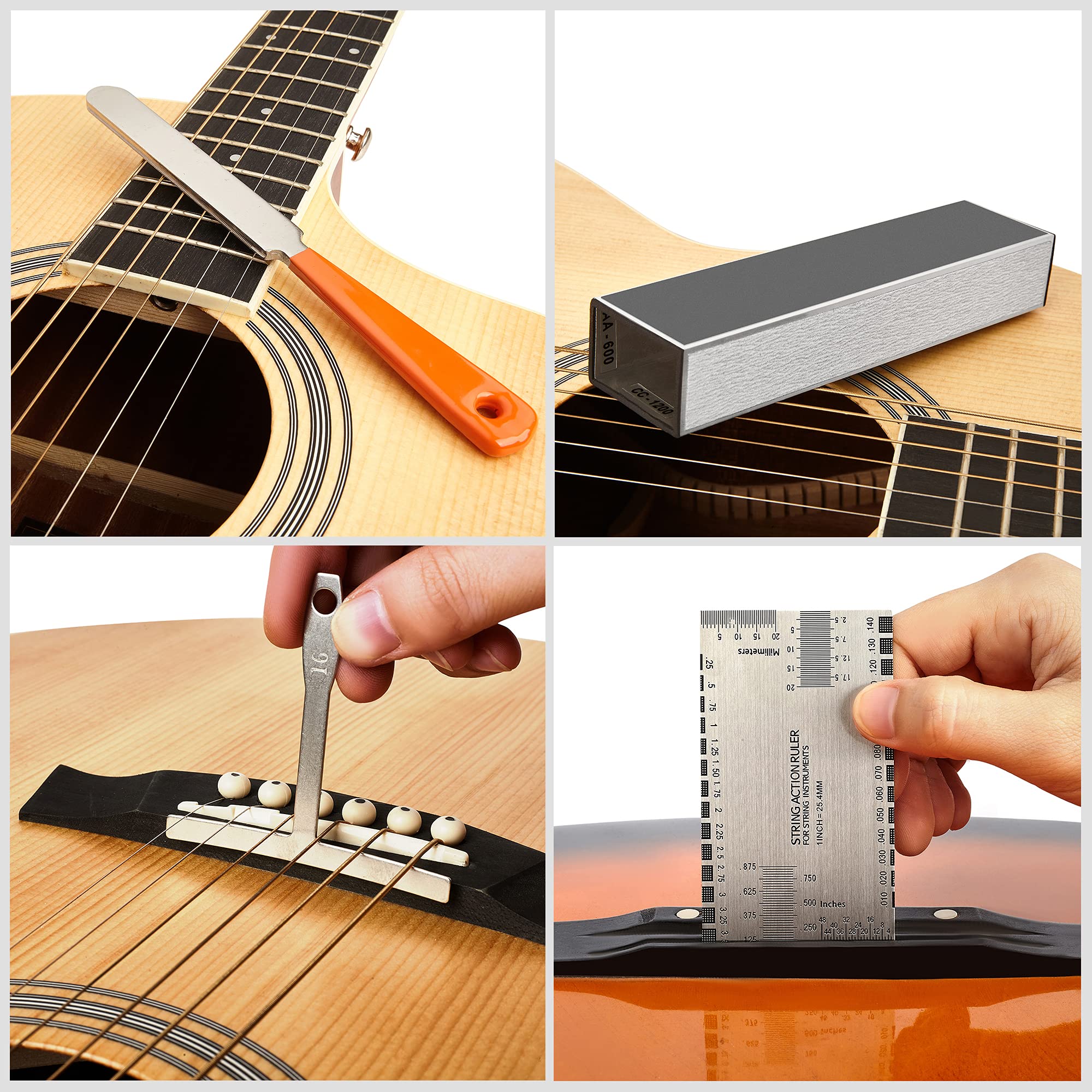 Amazon.co.jp: MIECOO 19PCS ギター修理ツールキット 8インチギター