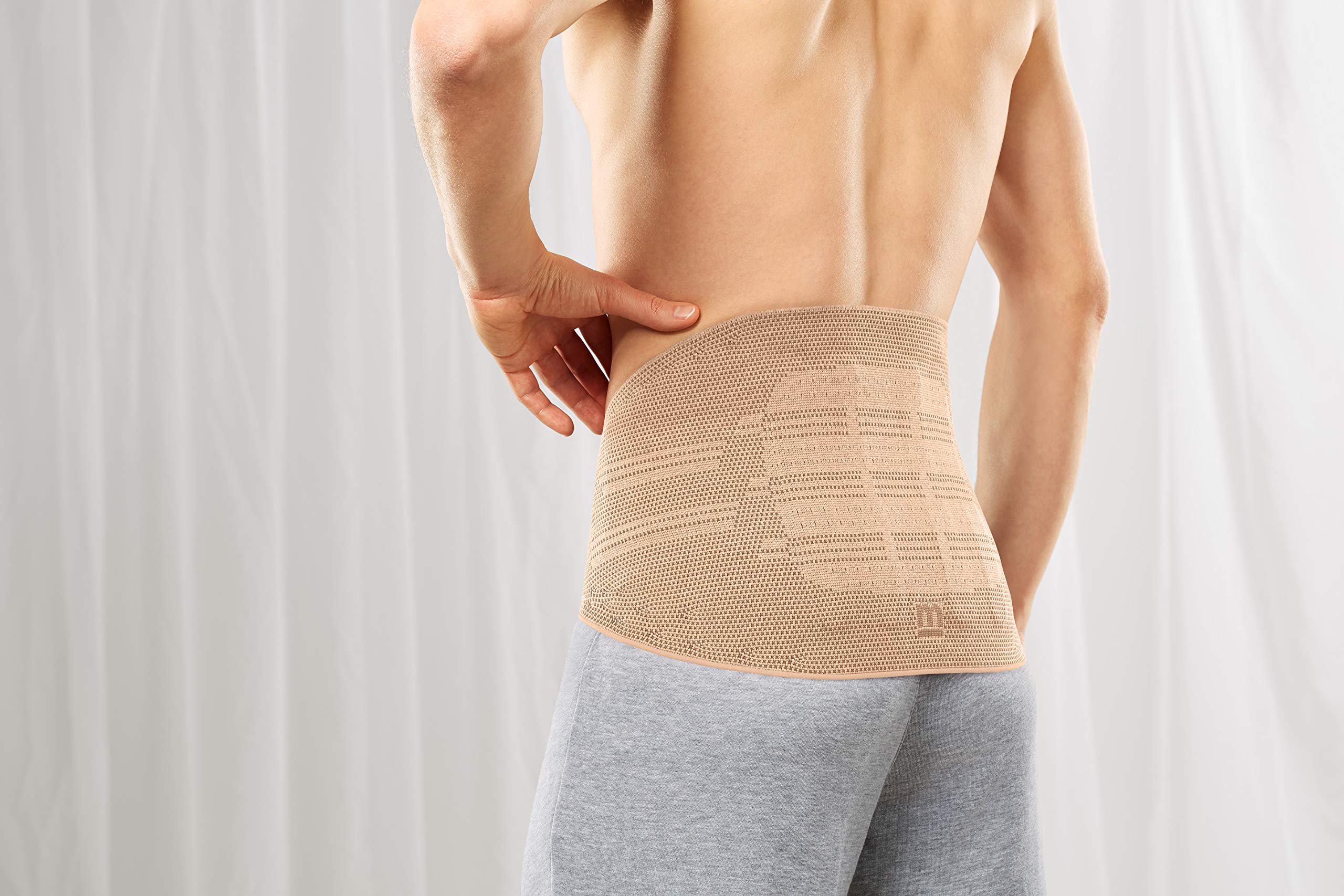 medi Lumbamed basic - Rückenorthese Herren | sand | Größe IV | LWS-Orthese zur Stabilisierung des LWS-Bereichs