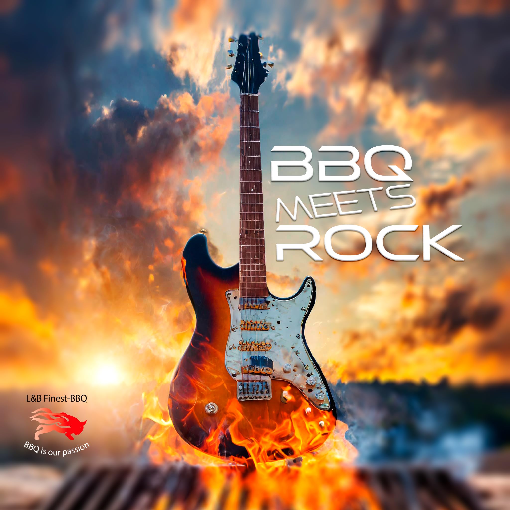 Hessen Glut "BBQ meets Rock 2025" Party Grill Box für Apfelwein Freunde - Das ideale Set für BBQ Liebhaber und Fans des guten handgemachten Rock