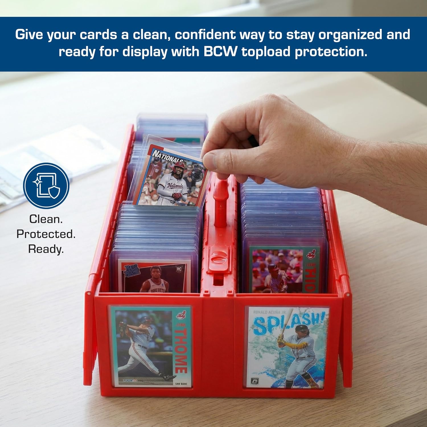 BCW 3x4 Topload Card Holder - Standard - 25ct | Rigid PVC Trading Card Protection for Baseball Cards, Football Cards, and Trading Cards Like Pokémon and MTG | Holds Cards Up to 20pts