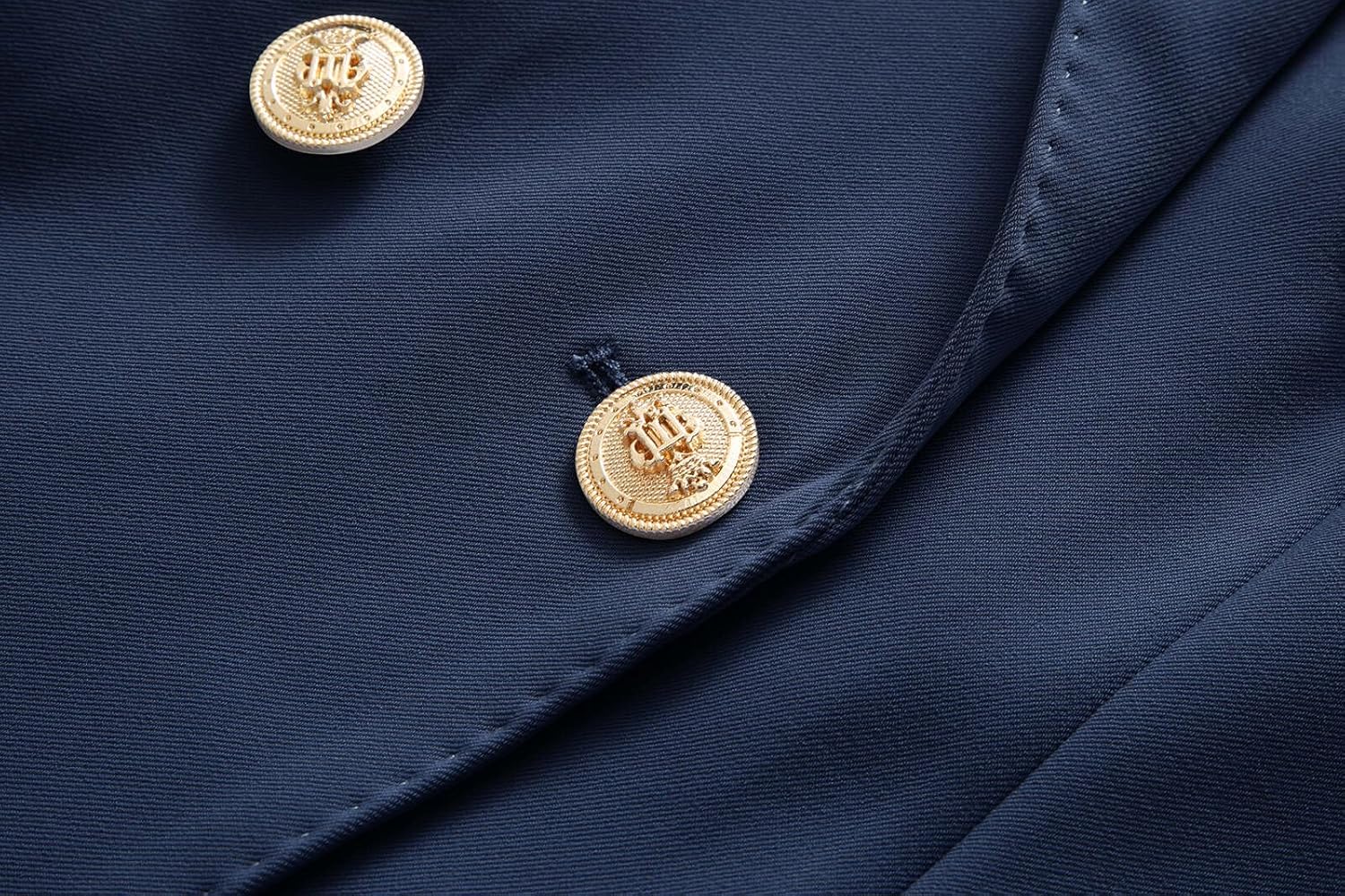 Lamgool Women Pants Suit Double Breasted 2 Piece Blazer Set Work Casual Jacket Outfits for Business - Image 6