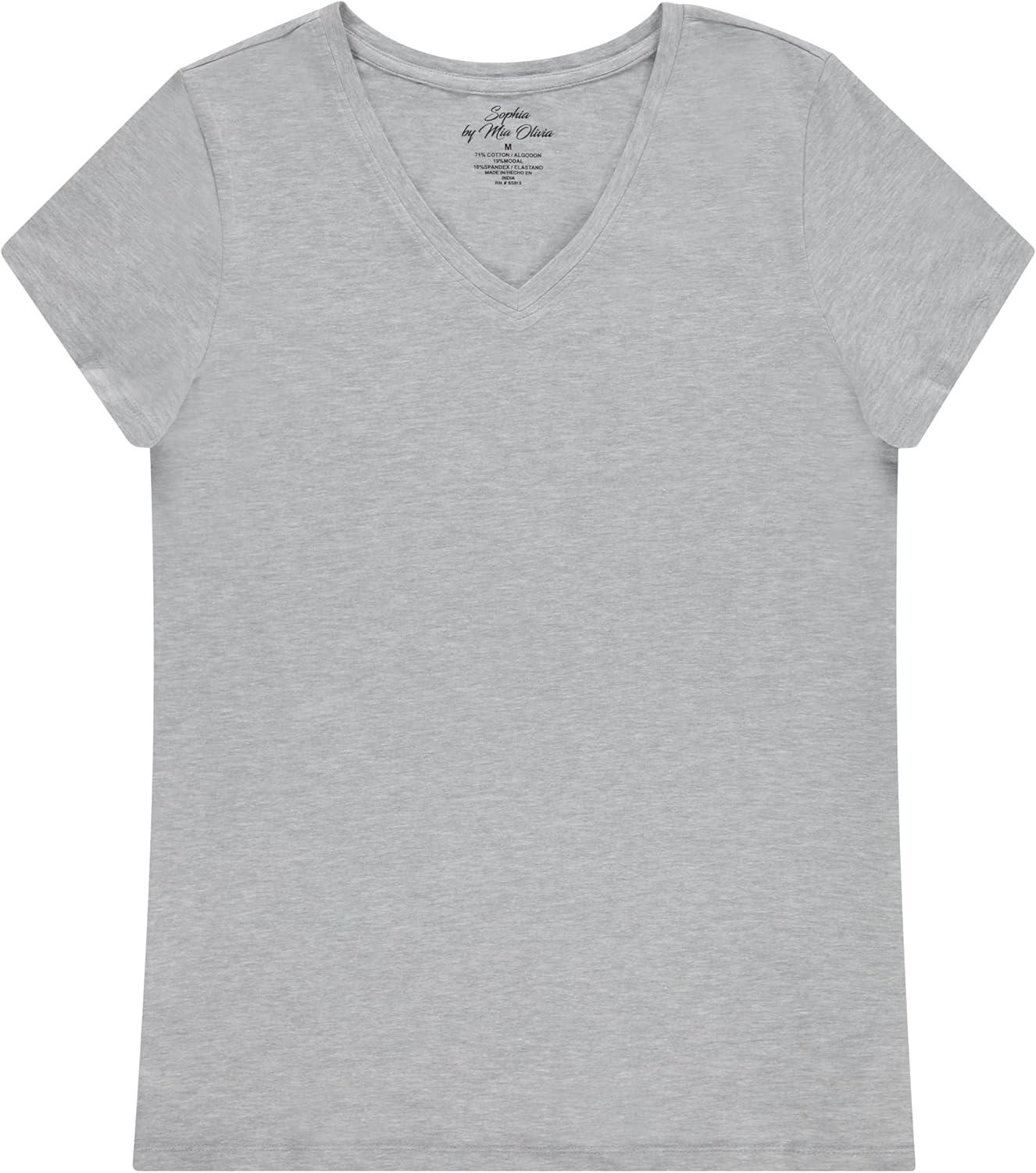 3 Pack Women's Tailored Fit V-Neck T-Shirts - Essential Style for Professionals, Students, and Moms - Image 6