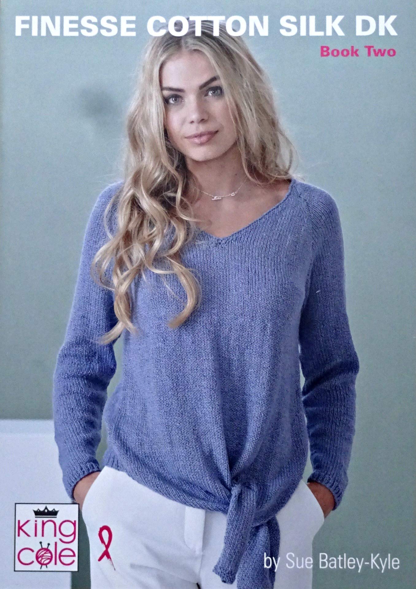 King Cole Finesse Cotton Silk DK Double Knitting Book 2 Womens Fashion Patterns