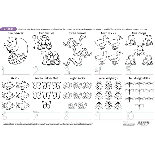 Snapklik.com : Numbers 110 Learning Mat
