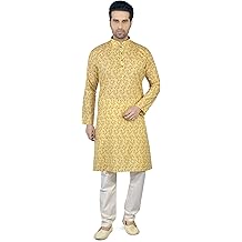 Mens Cotton Kurta Pyjama Set