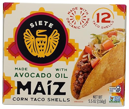 Siete Family Foods Corn Taco Shells, 5.5 Oz