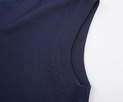 Miniatura 6 de PJ Paul Jones Chaleco de punto con cuello en V para hombre clásico sin mangas