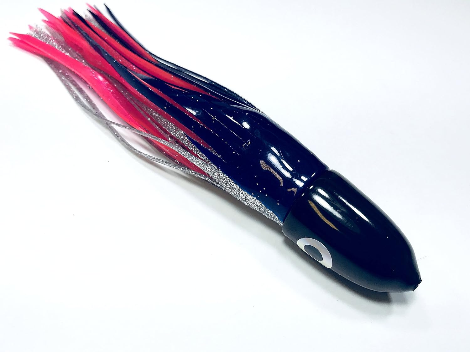 Black Hawaiian Bullet Shaped Saltwater Lure for Marlin Tuna Mahi Wahoo