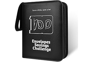 100 Envelope Challenge Binder: Save $5,050 with Savings Challenges Book