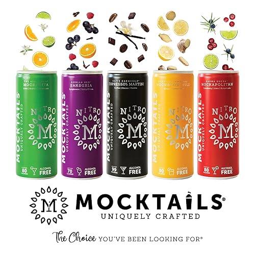 Miniatura 7 de NITRO - Bebidas sin alcohol Moscow Mule Nitro, 12 unidades, cócteles sin alcohol, bebidas sin OMG y veganas NA, bebida alternativa a alcohol baja en