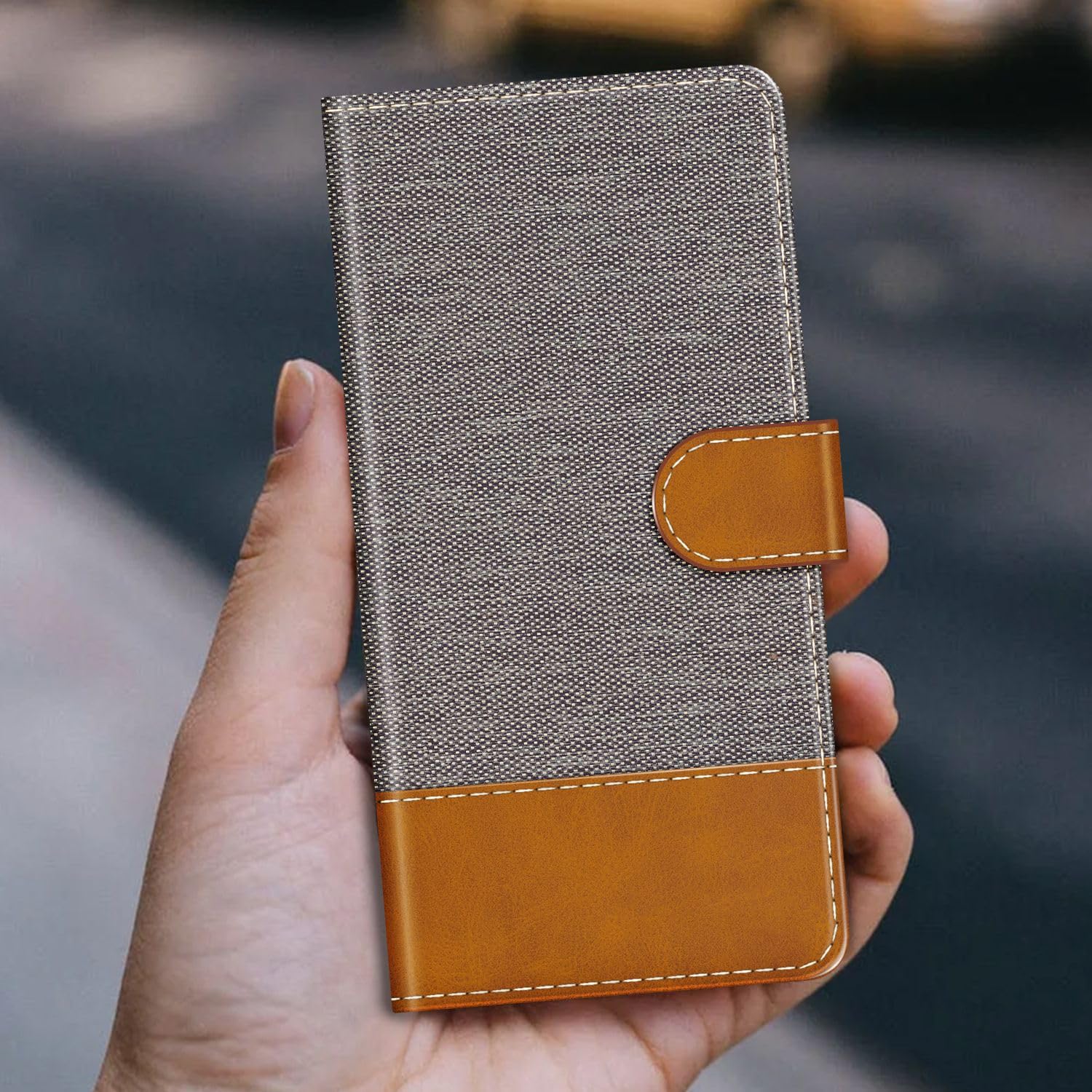 Étui Portefeuille à Rabat En Cuir Pour Cubot C20, Coque De Téléphone