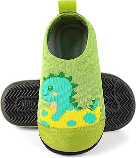 Zapatillas de estar por casa para niños y jóvenes, cómodas, gruesas, antideslizantes, transpirables, con frente resistente a la abrasión, para guardería, guardería