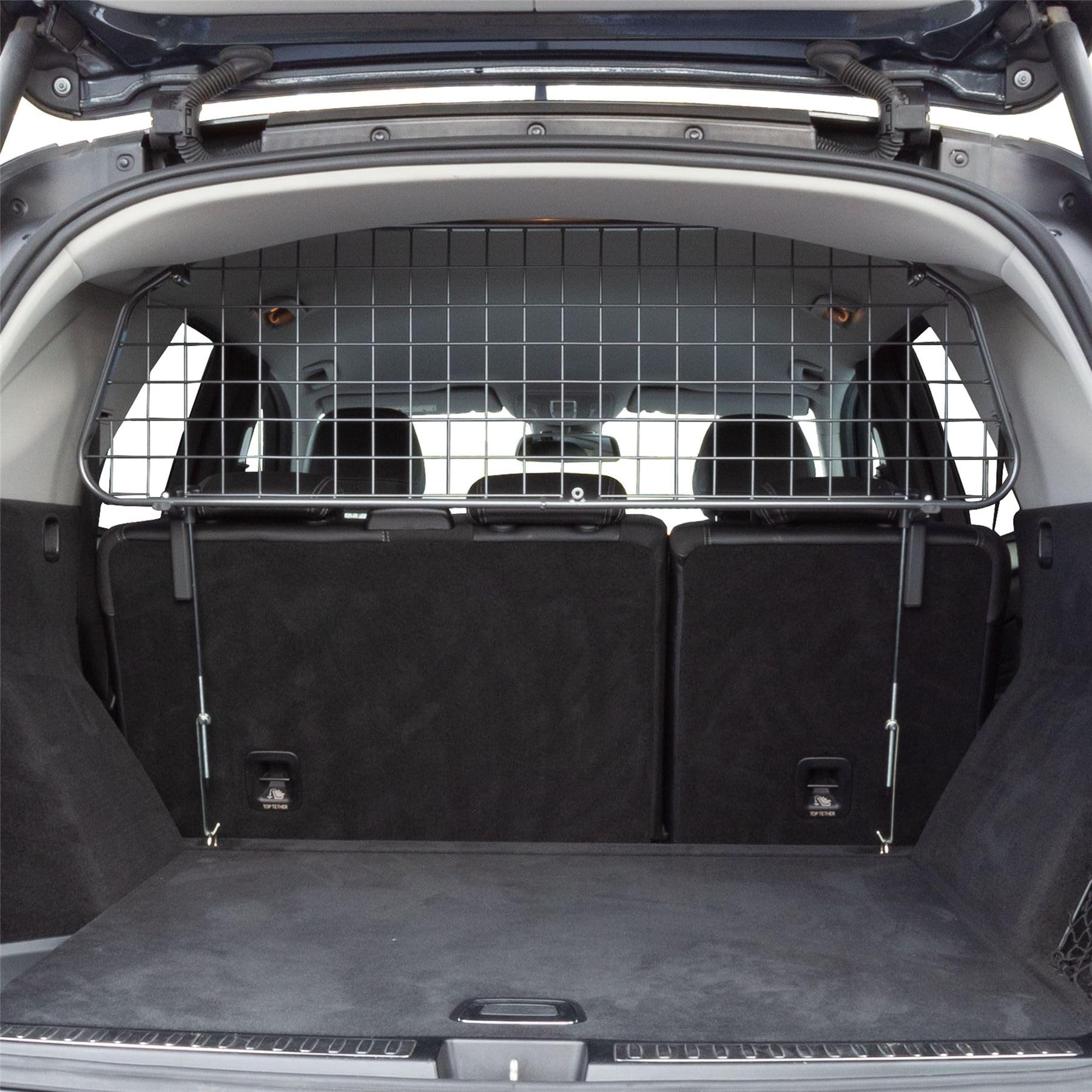 Travall Dog Guard Compatible with Mercedes-Benz M-Class SUV (2011-2015) Vehicle Specific Trunk Guard Tailored Fit Luggage Barrier Load Separator Heavy Duty Powder Coated Steel Pet Barrier